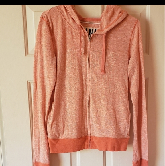 PINK Victoria's Secret Tops - Victoria's Secret Pink lightweight zip up hoodie M